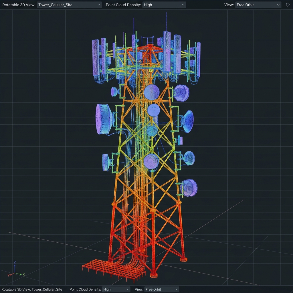 Broadband Tower Point Cloud