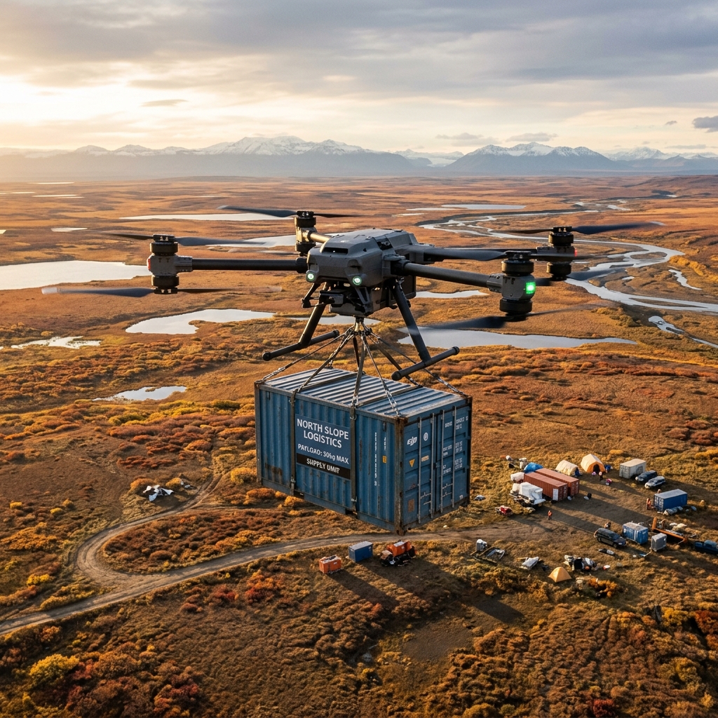 DJI FlyCart 30 on Tundra