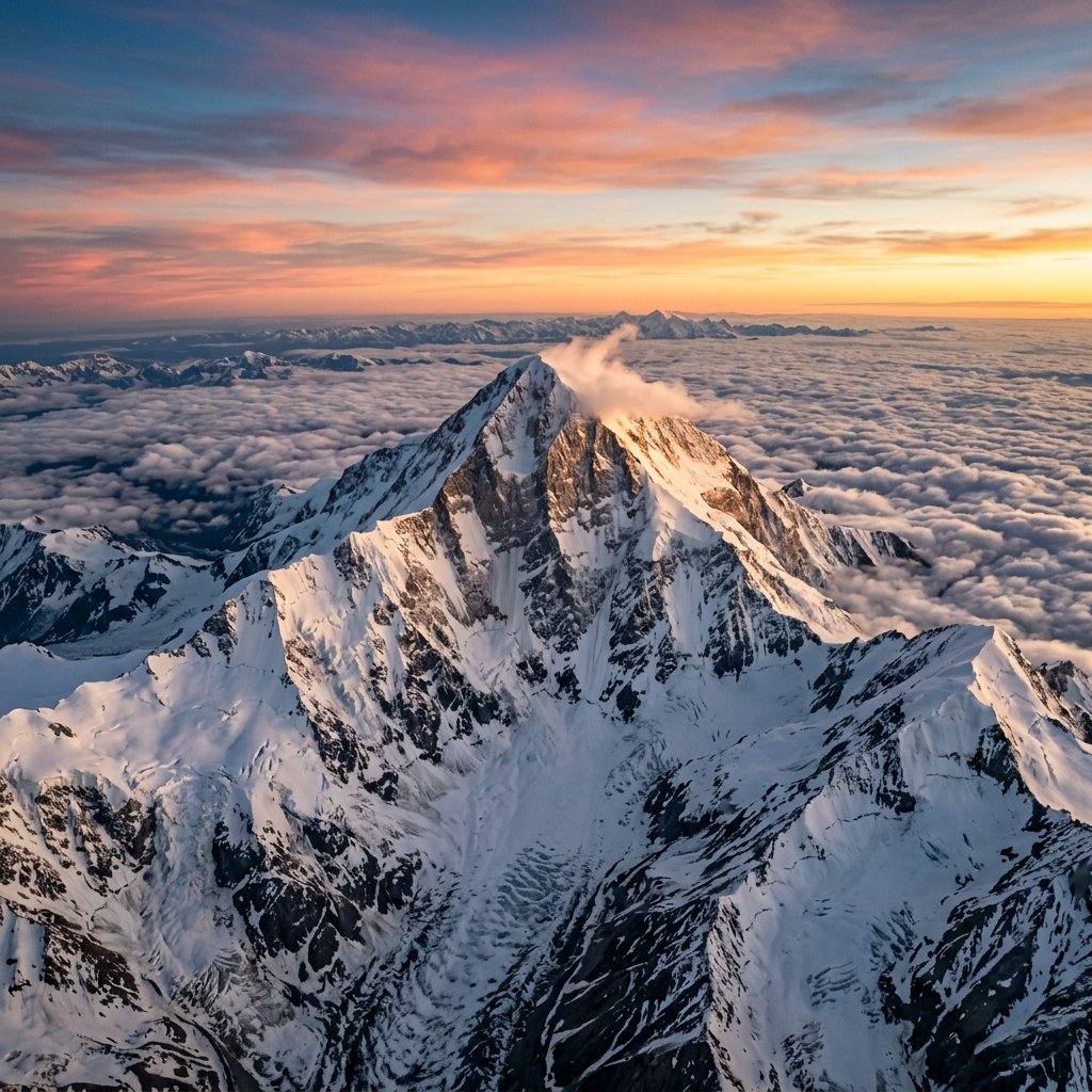 Denali Peak Aerial
