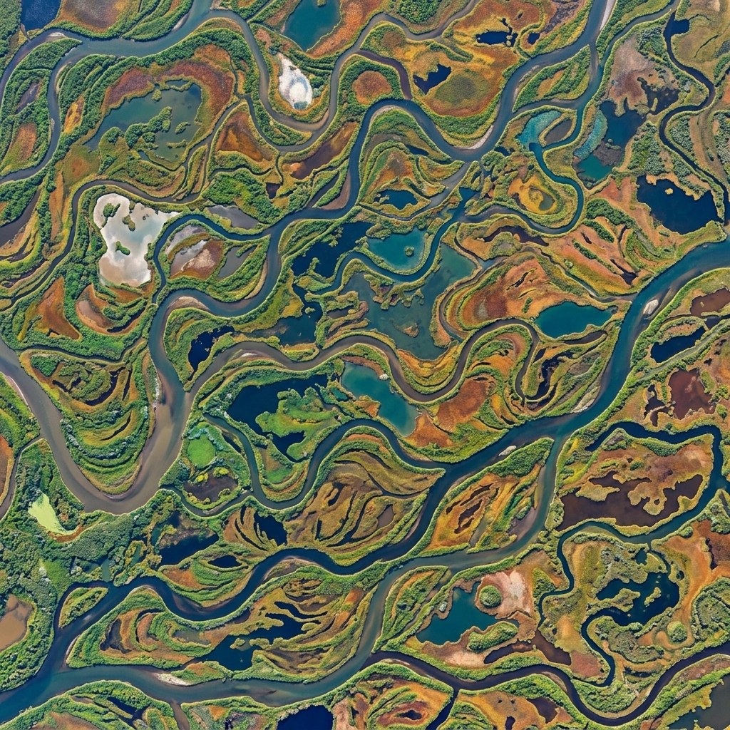 Yukon River Delta Labyrinth